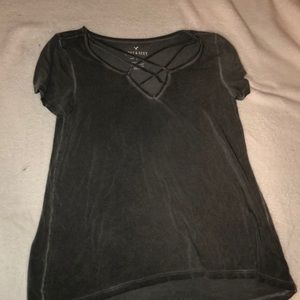 American eagle cross blouse